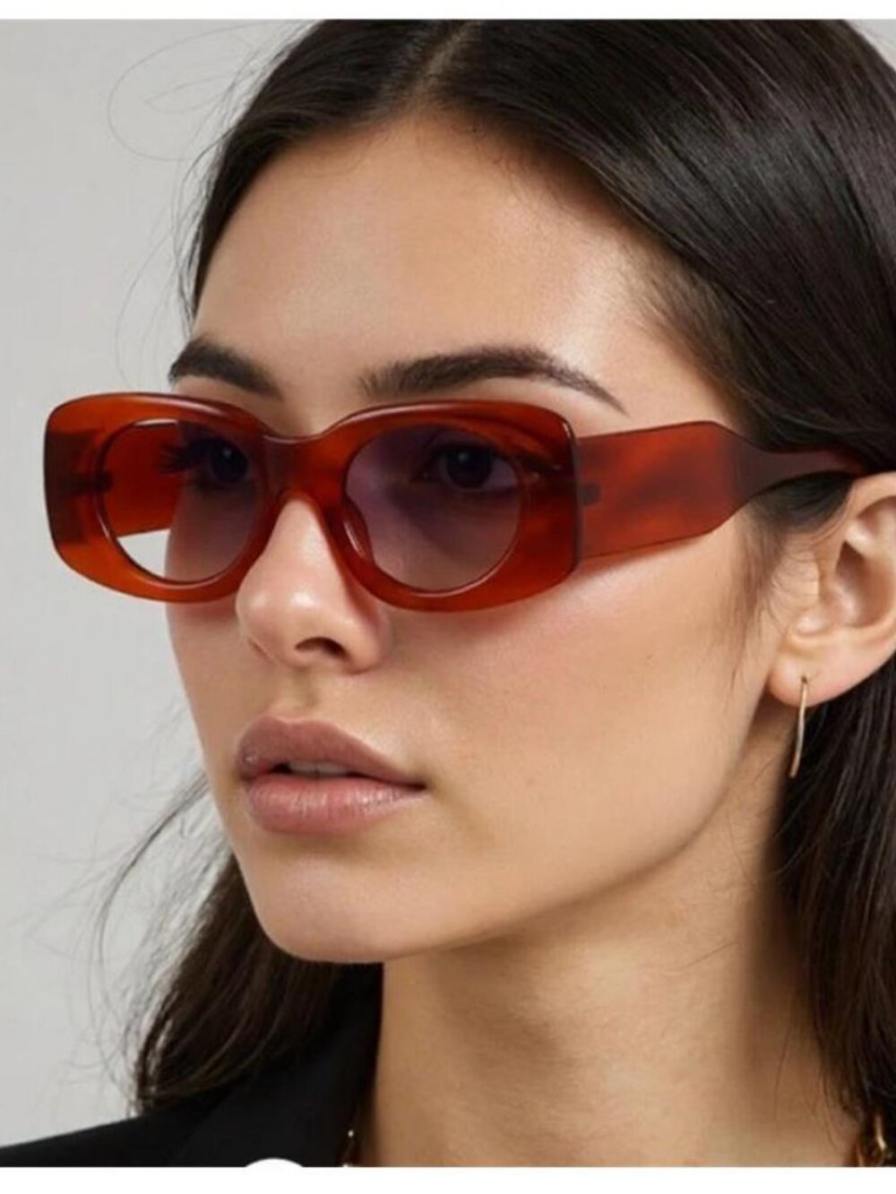 Retro Large Frame Sunglasses